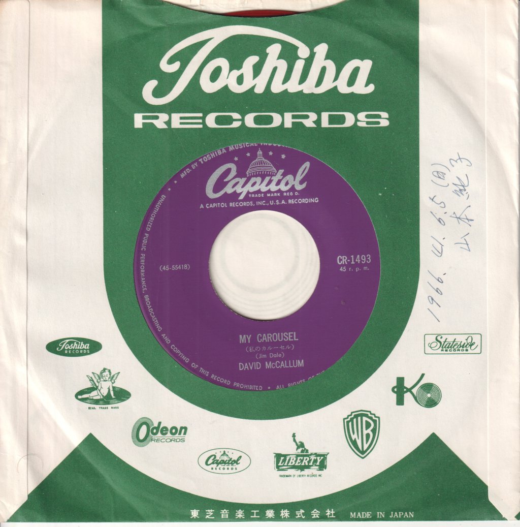 David McCallum - Communication - 7 Inch