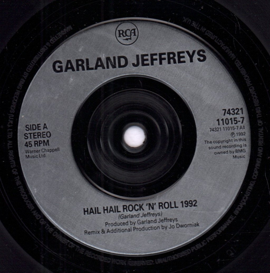 Garland Jeffreys - Hail Hail Rock N Roll 1992 - 7 Inch
