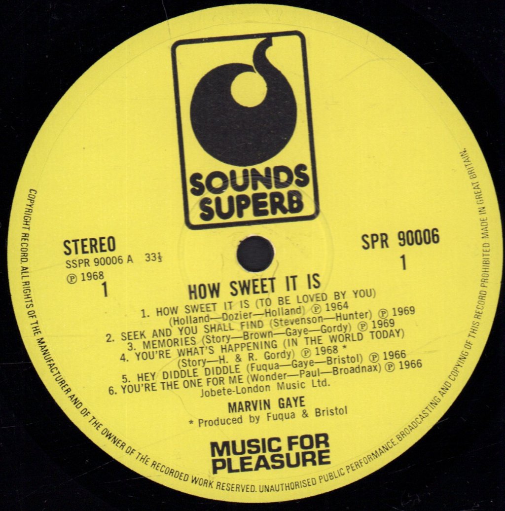 Marvin Gaye - How Sweet It Is - Lp
