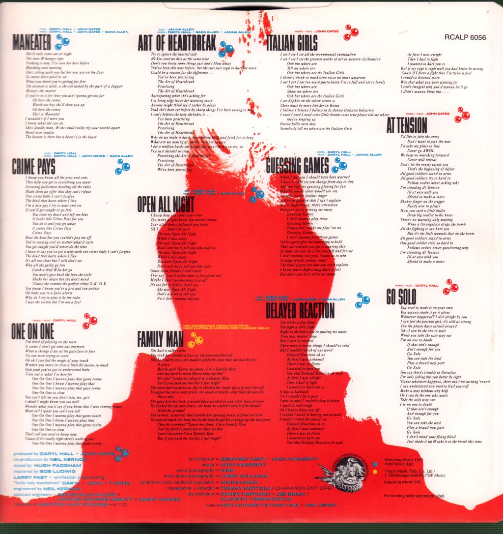 Hall And Oates - H2O - Lp