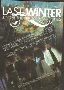 Last Winter/Heaven Shall Burn - Under The Silver Of Machines/Whatever It May Take - Flyer