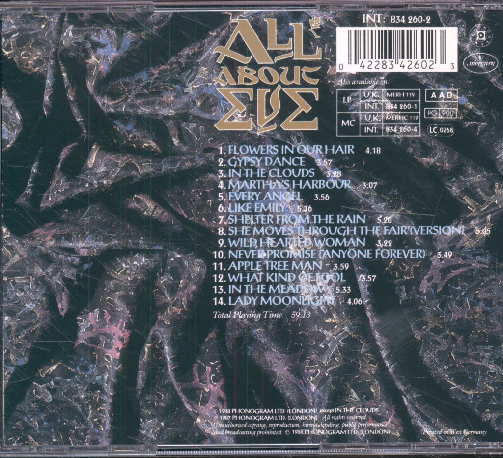 All About Eve - All About Eve - Cd