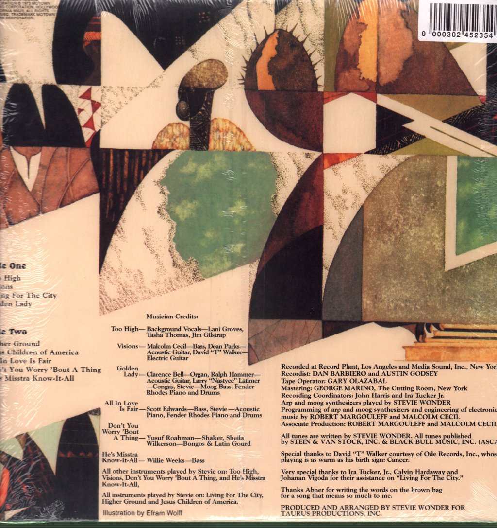 Stevie Wonder - Innervisions - Lp