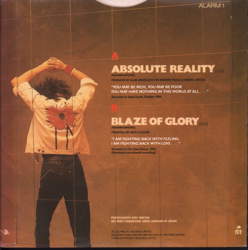 Alarm - Absolute Reality - 7 Inch