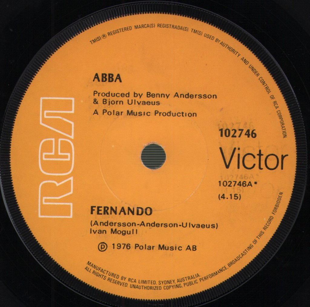 ABBA - Fernando - 7 Inch