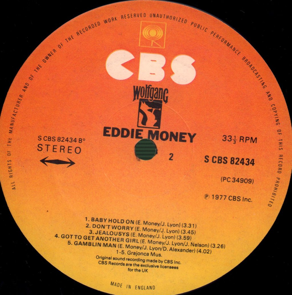 Eddie Money - Eddie Money - Lp