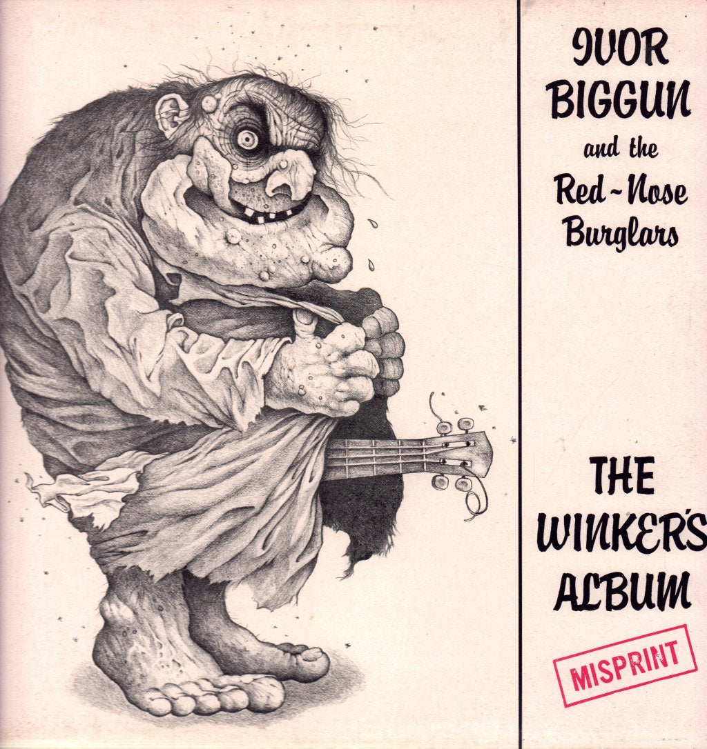 Ivor Biggun And The Red Nosed Burglars - Winkers Album - Lp
