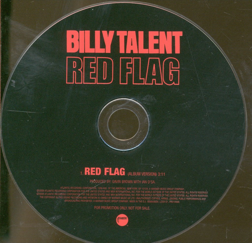 Billy Talent - Red Flag - Cd
