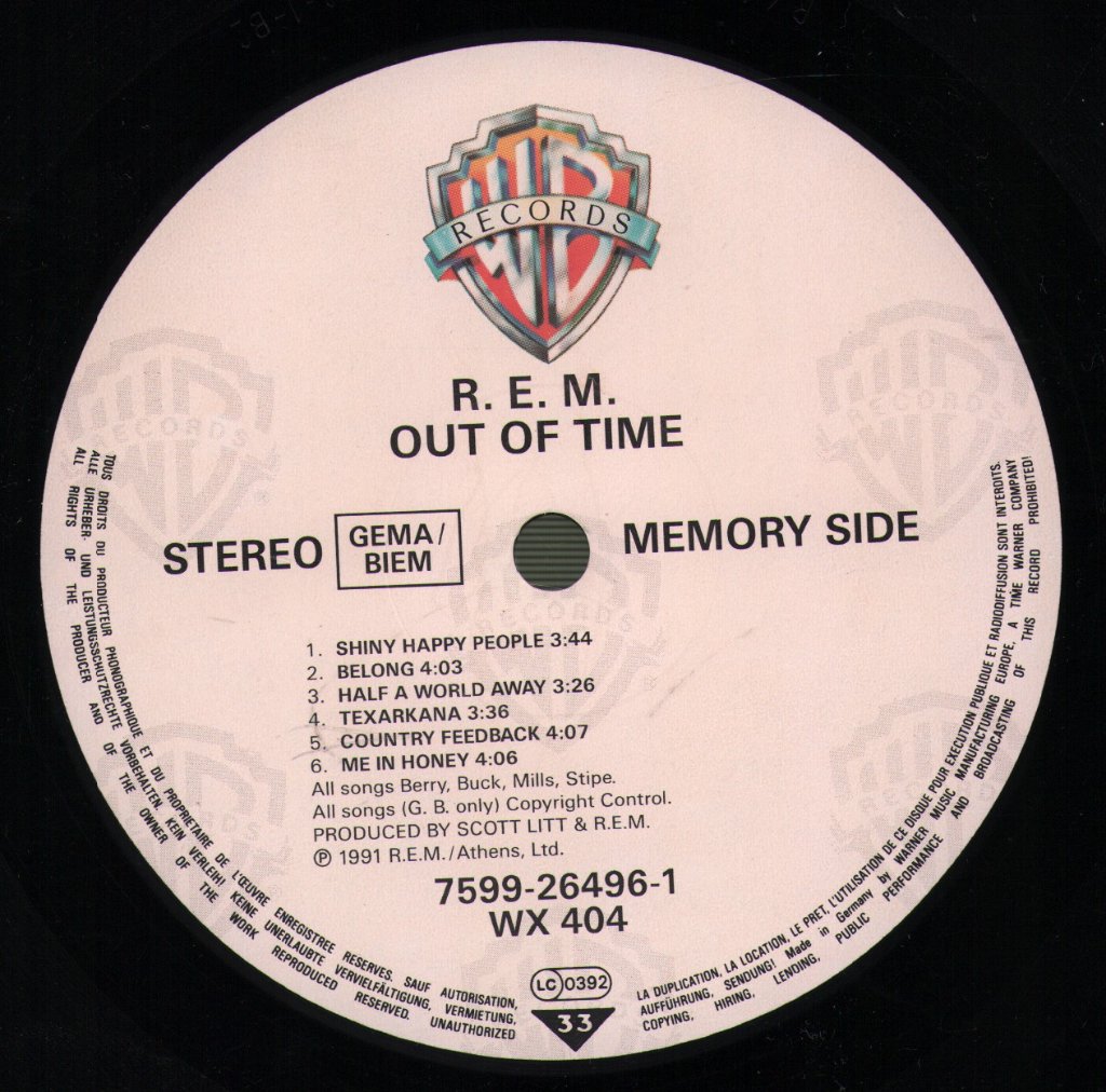 REM - Out Of Time - Lp
