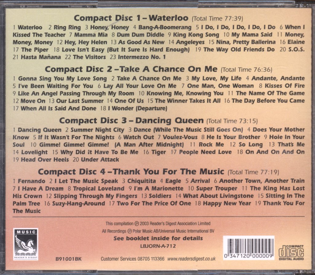 ABBA - Ultimate Collection - Cd Set