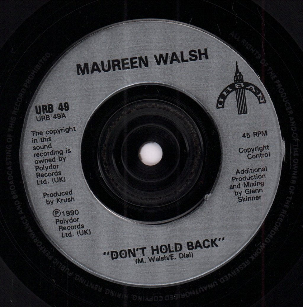Maureen Walsh - Don't Hold Back - 7 Inch