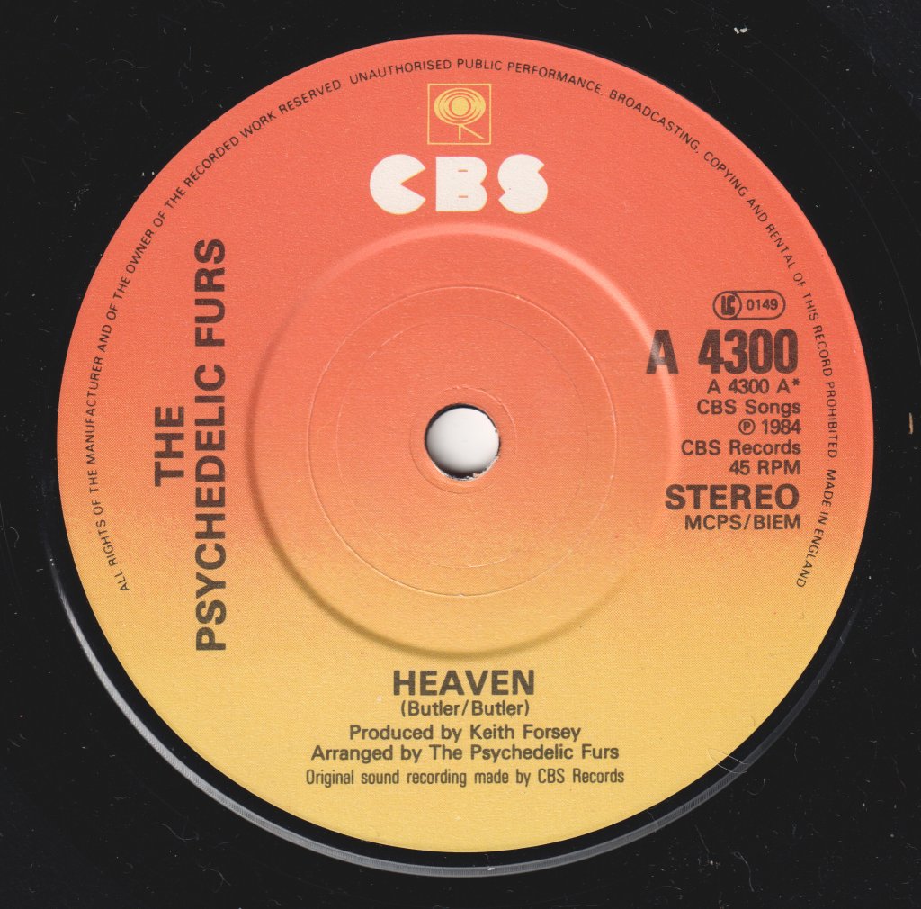 Psychedelic Furs - Heaven - 7 Inch