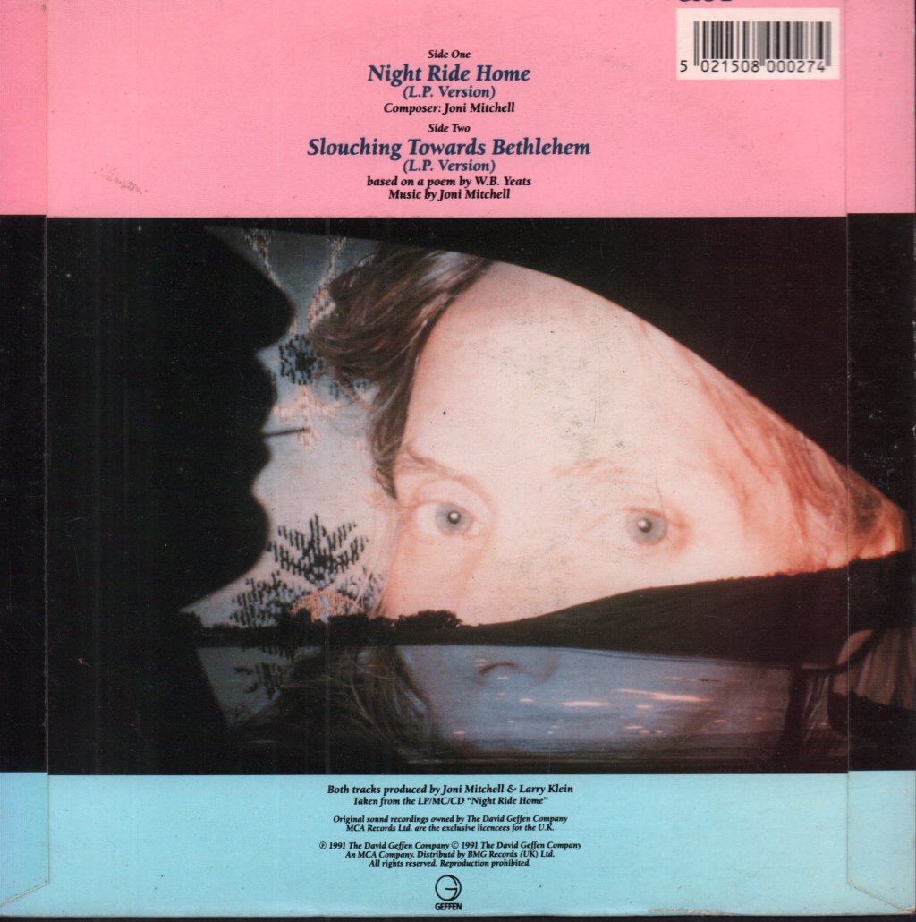 Joni Mitchell - Night Ride Home - 7 Inch