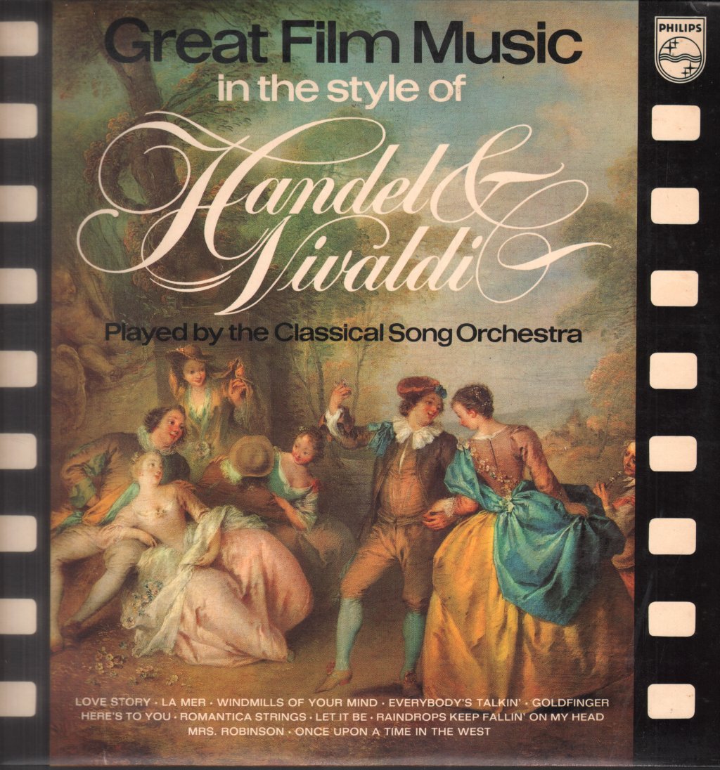 Classical Song Orchestra - Great Film Music In The Style of Handel and Vivaldi - Lp