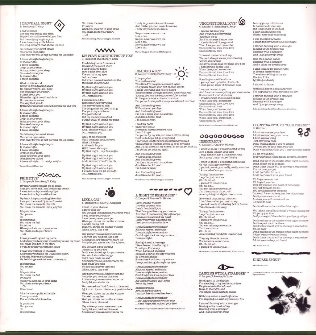Cyndi Lauper - A Night To Remember - Lp