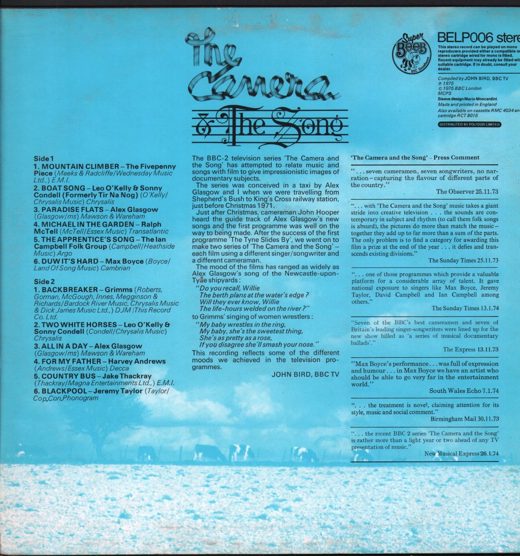 Various Artists - Camera And The Song - Lp
