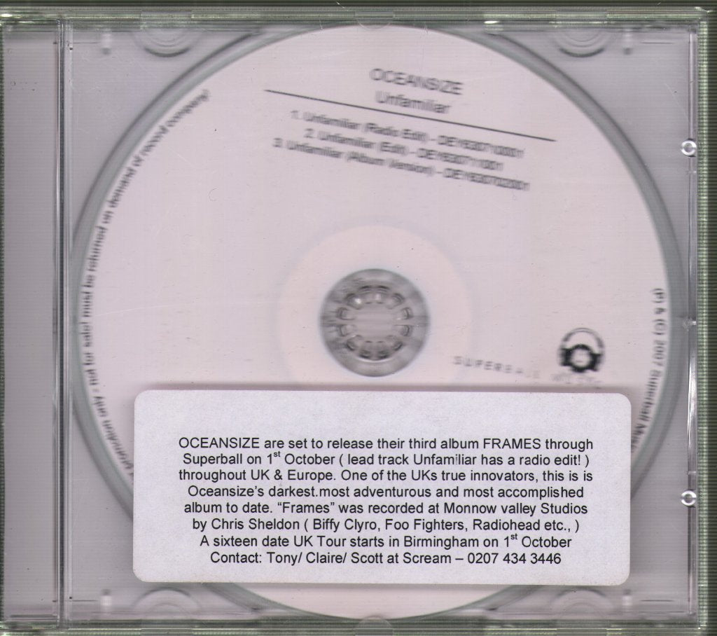 Oceansize - Unfamiliar - Cdr