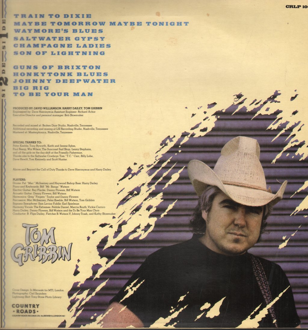 Tom Gribbin And The Saltwater Band - Son Of Lightning - Lp