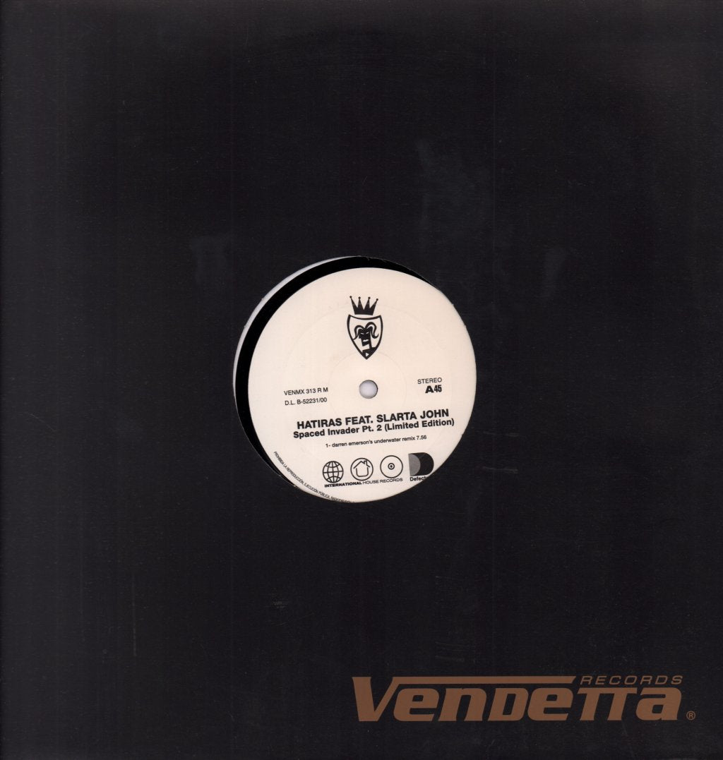 Hatiras Feat. Slarta John - Spaced Invader Pt 2 - 12 Inch