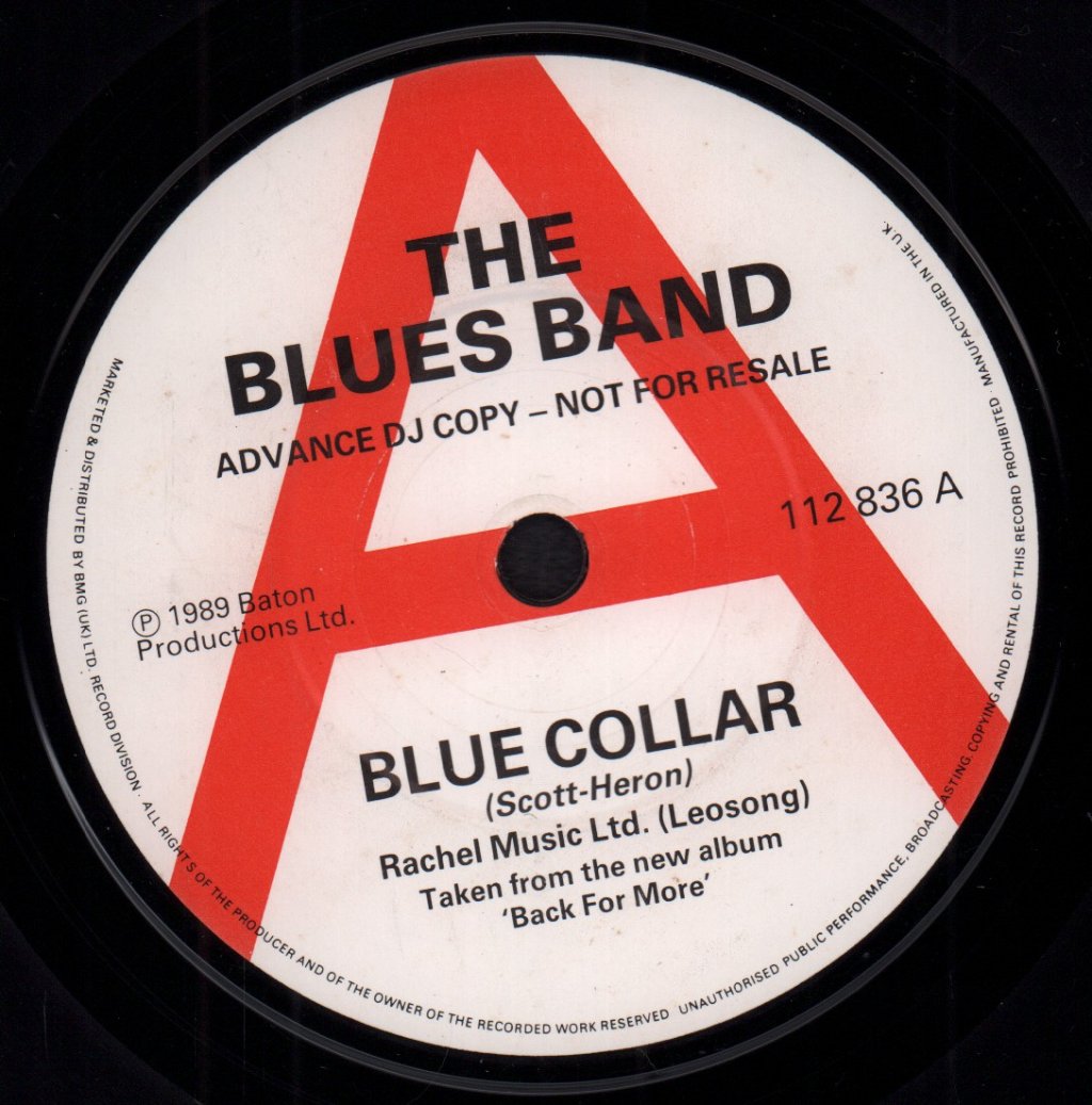 Blues Band - Blue Collar - 7 Inch