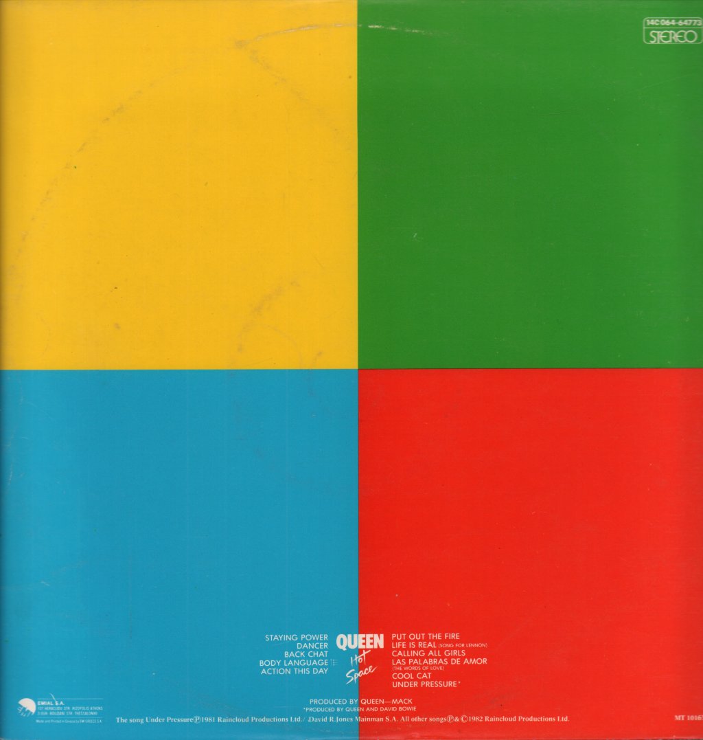 Queen - Hot Space - Lp