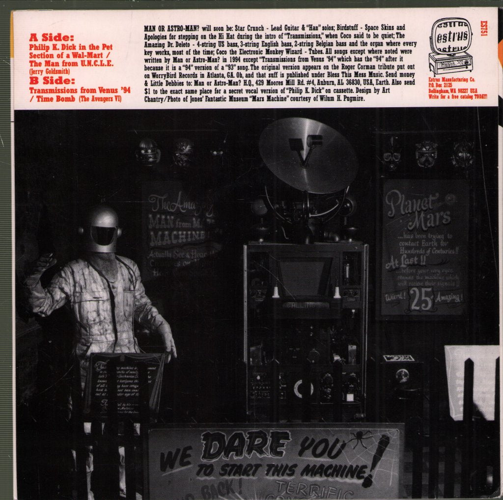 Man Or Astro-Man? - Astro Launch - 7 Inch