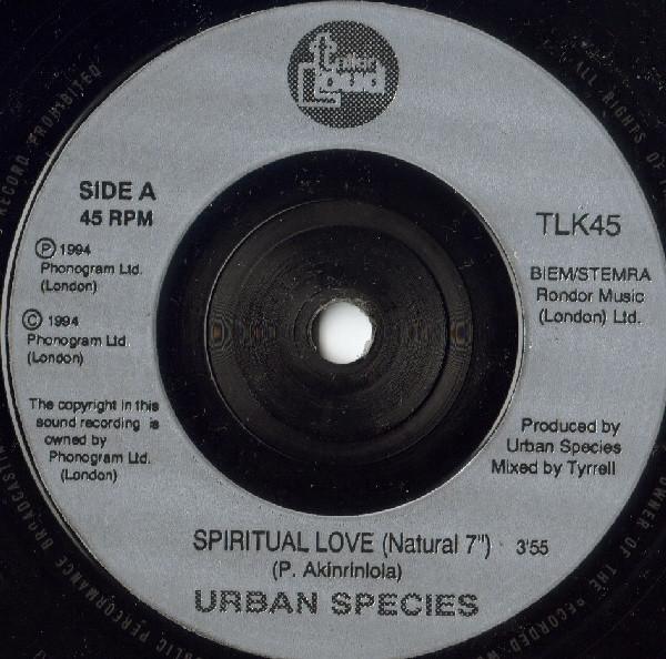 Urban Species - Spiritual Love - 7 Inch
