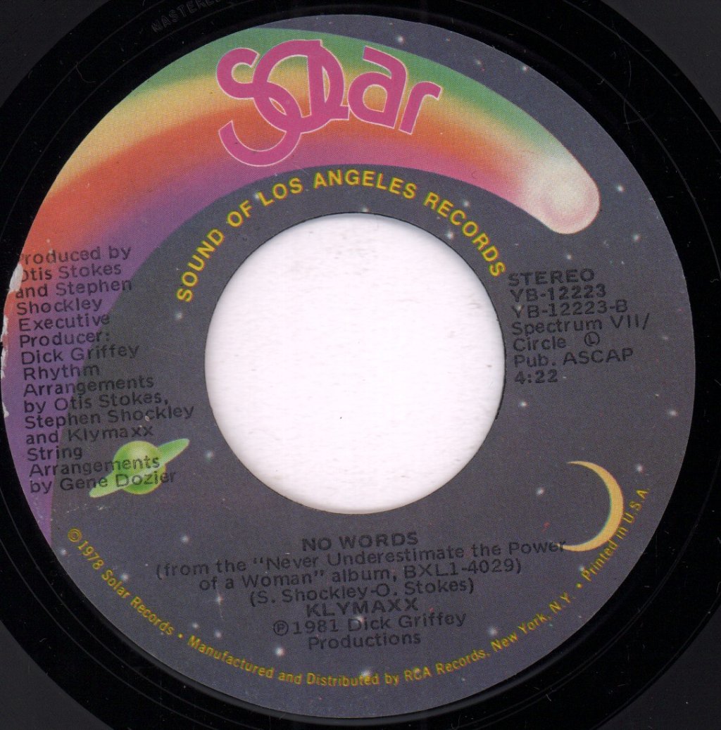 Klymaxx - Never Underestimate The Power Of A Woman - 7 Inch