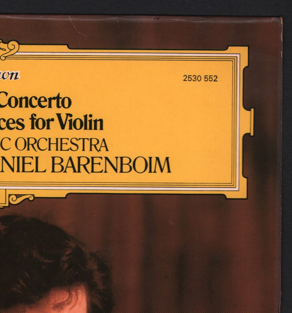 Pinchas Zukerman / Daniel Barenboim / London Philharmonic Orchestra - Sibelius - Violin Concerto - Lp