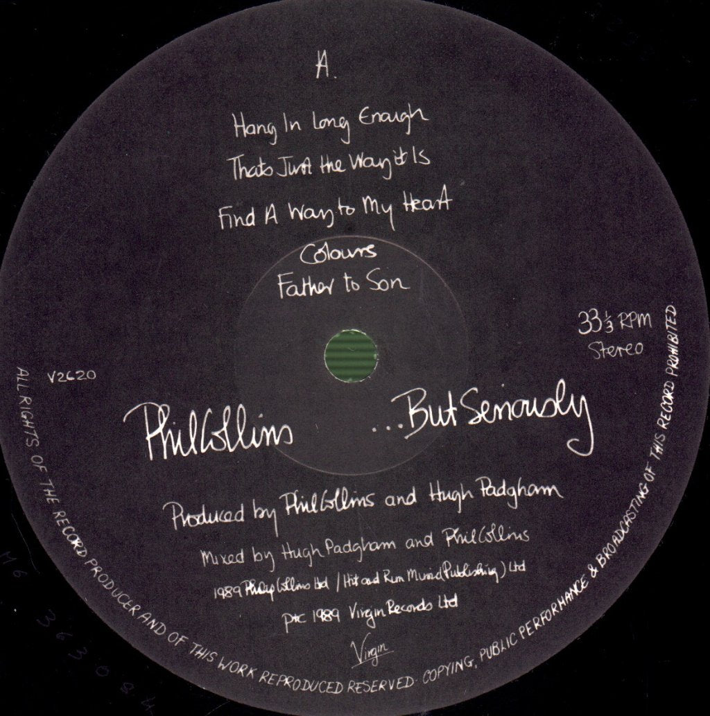 Phil Collins - But Seriously - Lp