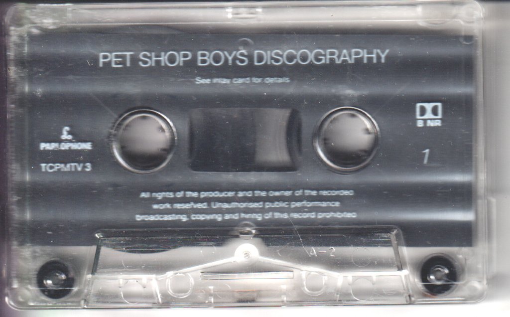 Pet Shop Boys - Discography The Complete Singles Collection - Cassette