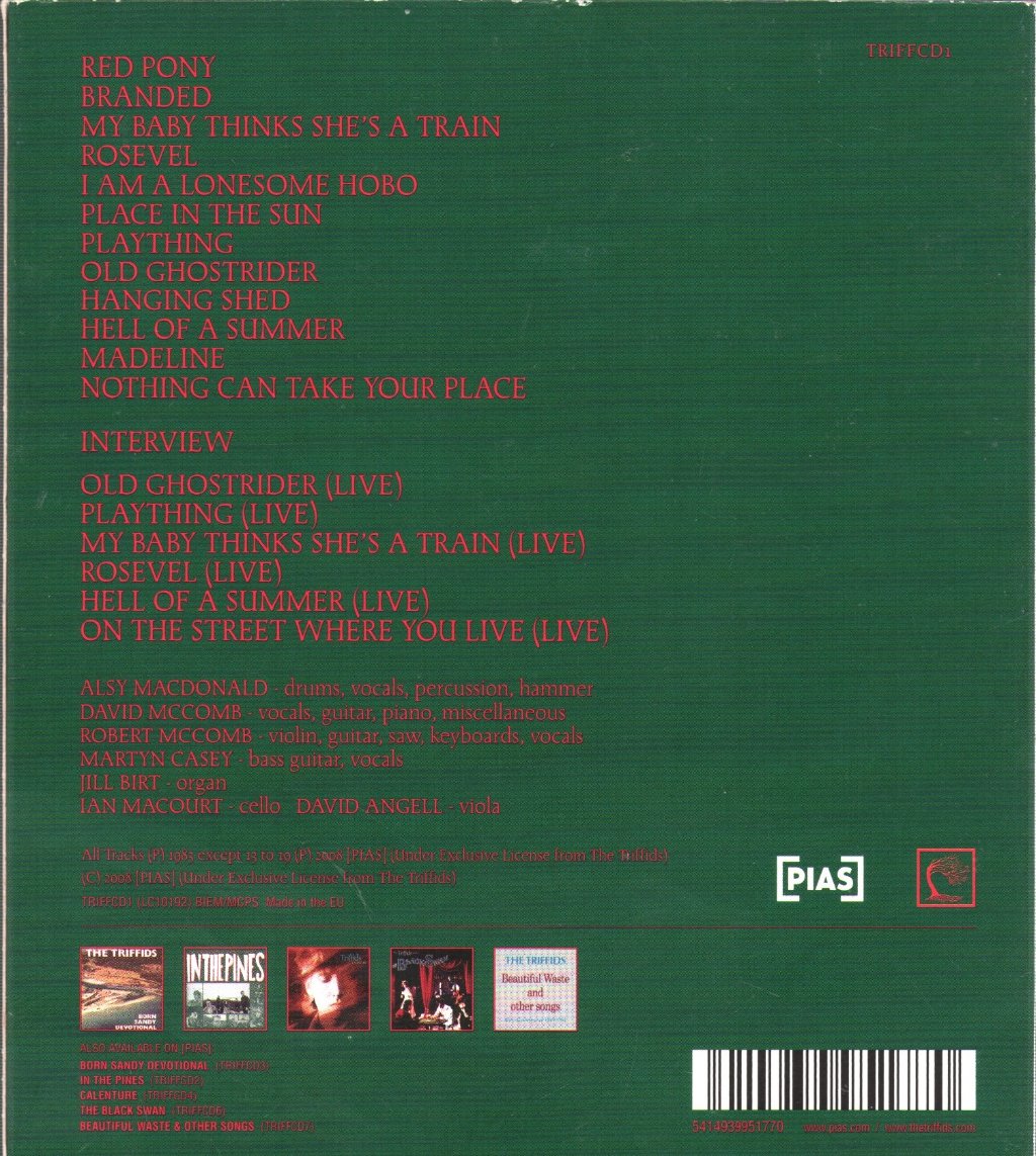 Triffids - Treeless Plain - Cd