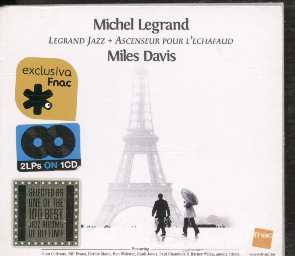 Michel Legrand - Legrand Jazz + Ascenseur Pour L'Echafaud - Cd