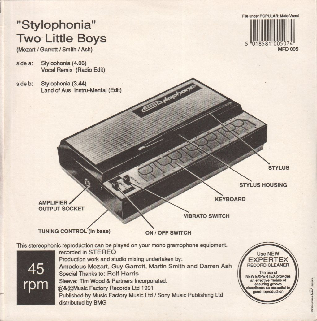 Two Little Boys - Stylophonia - 7 Inch