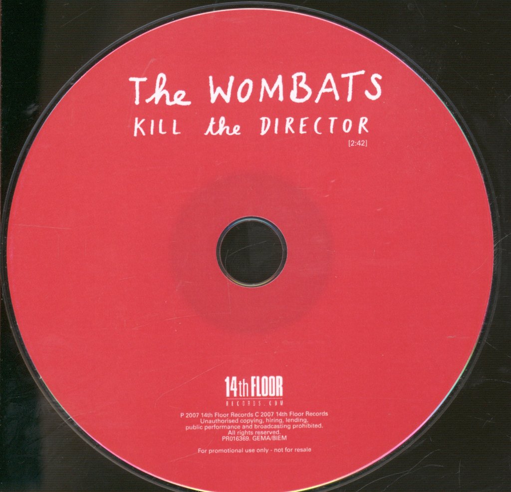 Wombats (Indie Group) - Kill The Director - Cdr