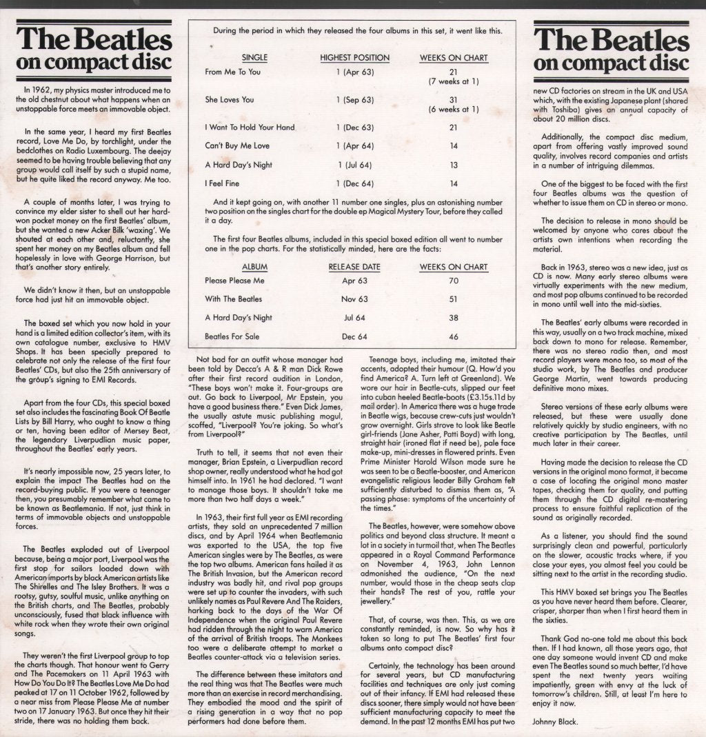 Beatles - Beatles On Compact Disc - Cd Box Set