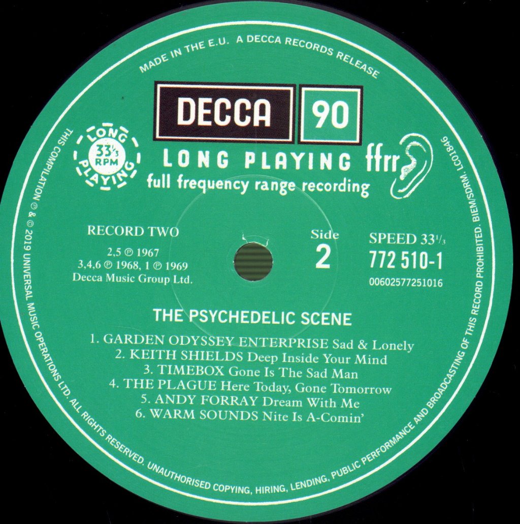 Various Artists - Psychedelic Scene - Double Lp