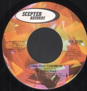 B.J.Thomas - Long Ago Tomorrow - 7 Inch