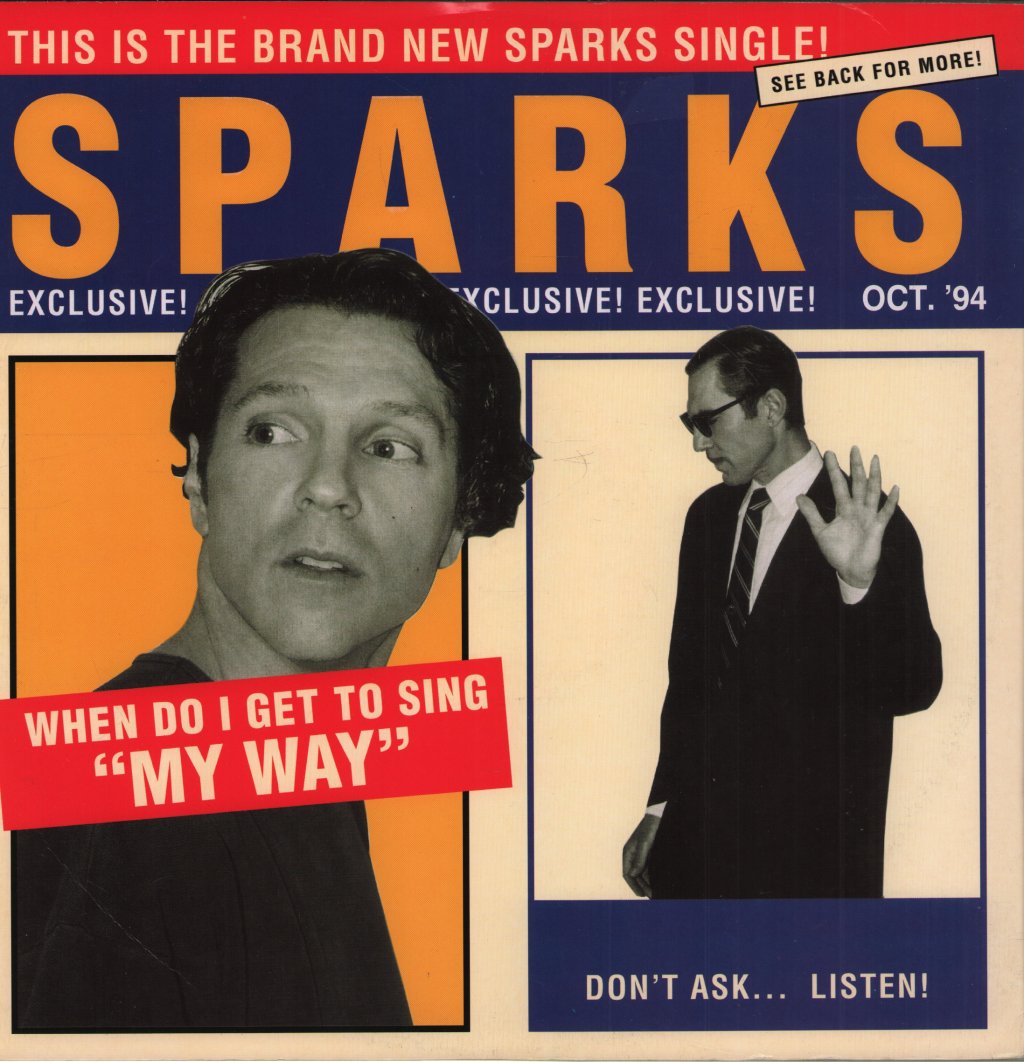Sparks - When Do I Get To Sing "My Way" - 12 Inch