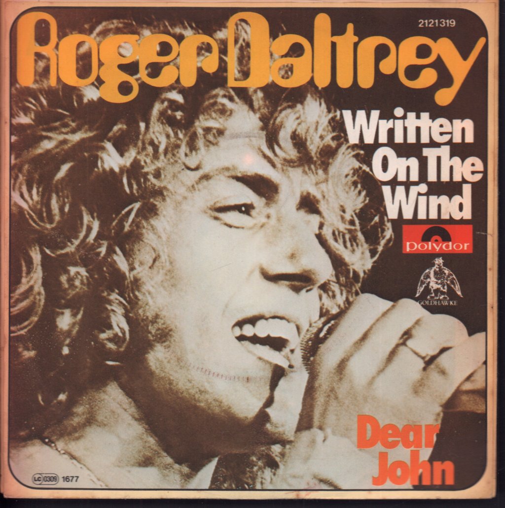 Roger Daltrey - Written On The Wind - 7 Inch