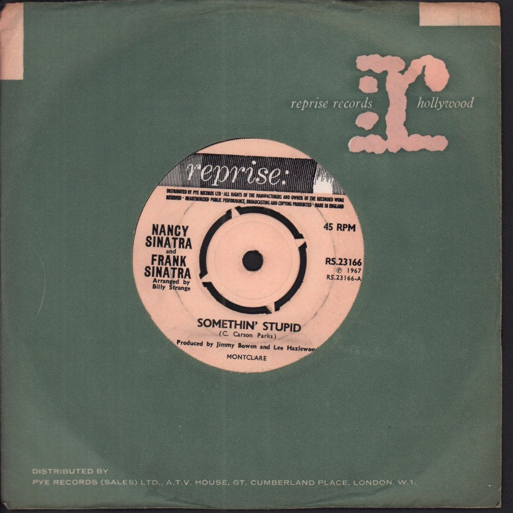 Nancy Sinatra And Frank Sinatra - Somethin' Stupid - 7 Inch