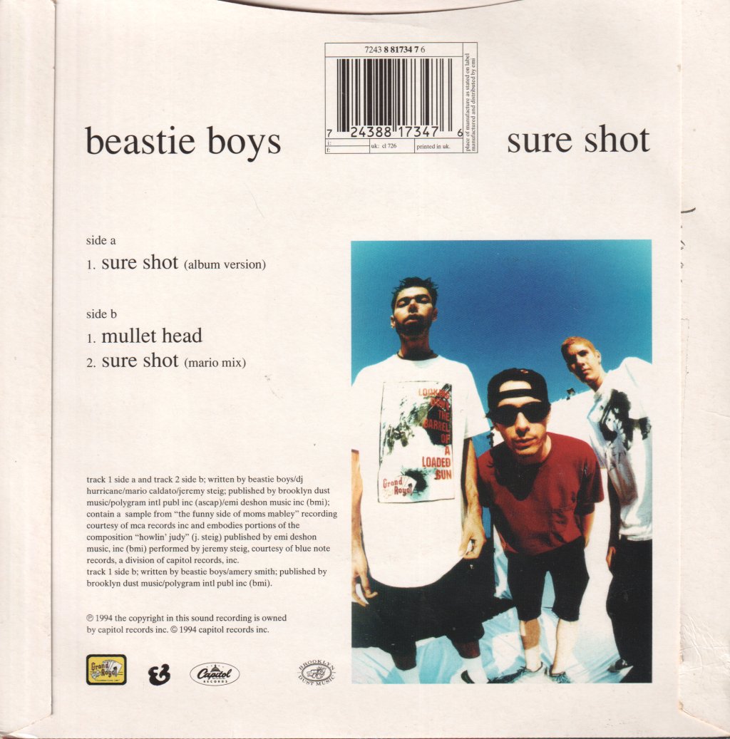 Beastie Boys - Sure Shot - 7 Inch