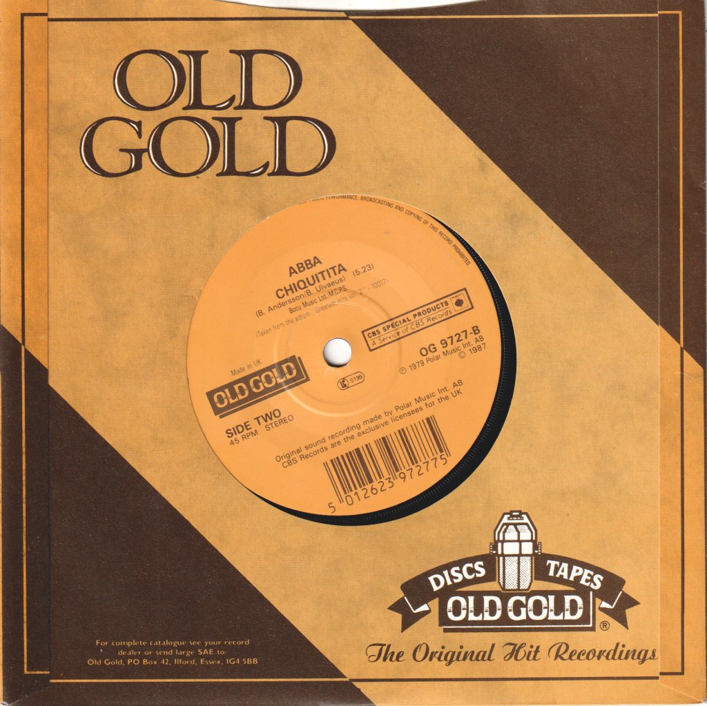 ABBA - Take A Chance On Me/Chiquitita - 7 Inch