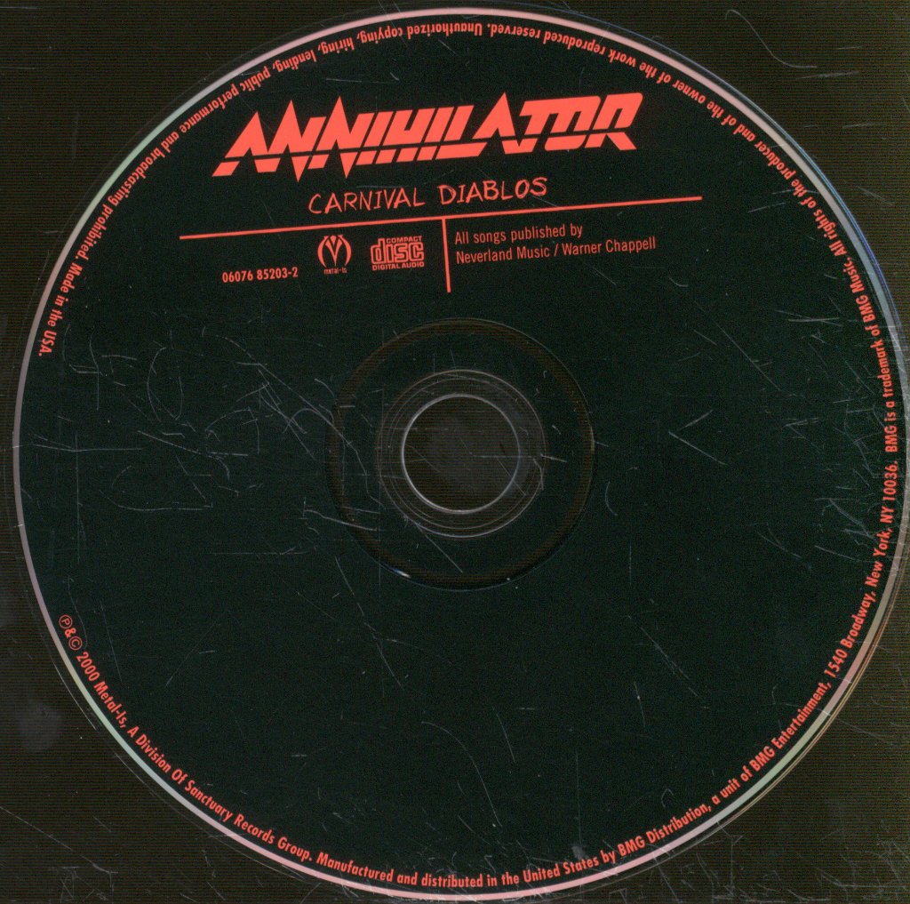Annihilator - Carnival Diablos - Cd