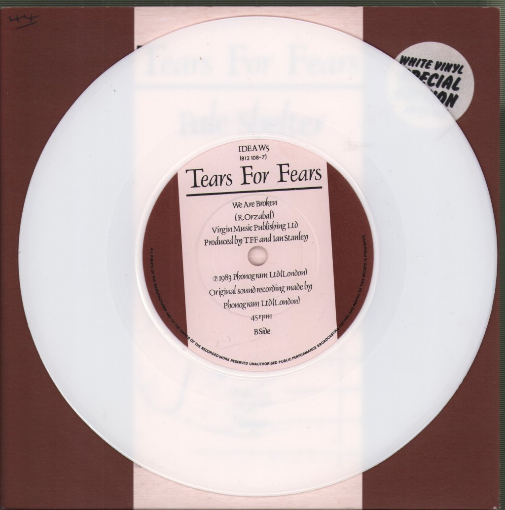 Tears For Fears - Pale Shelter - 7 Inch