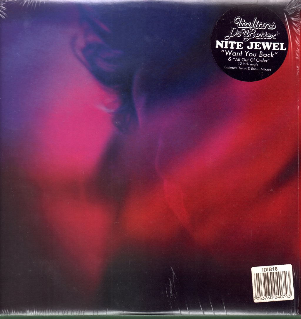 Nite Jewel - Want You Back - 12 Inch