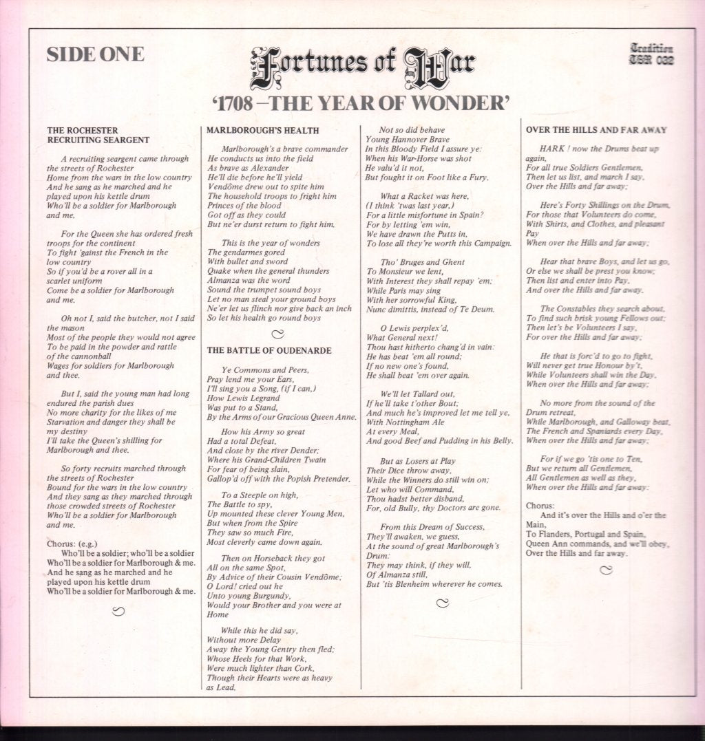 Strawhead - Fortunes Of War - Lp