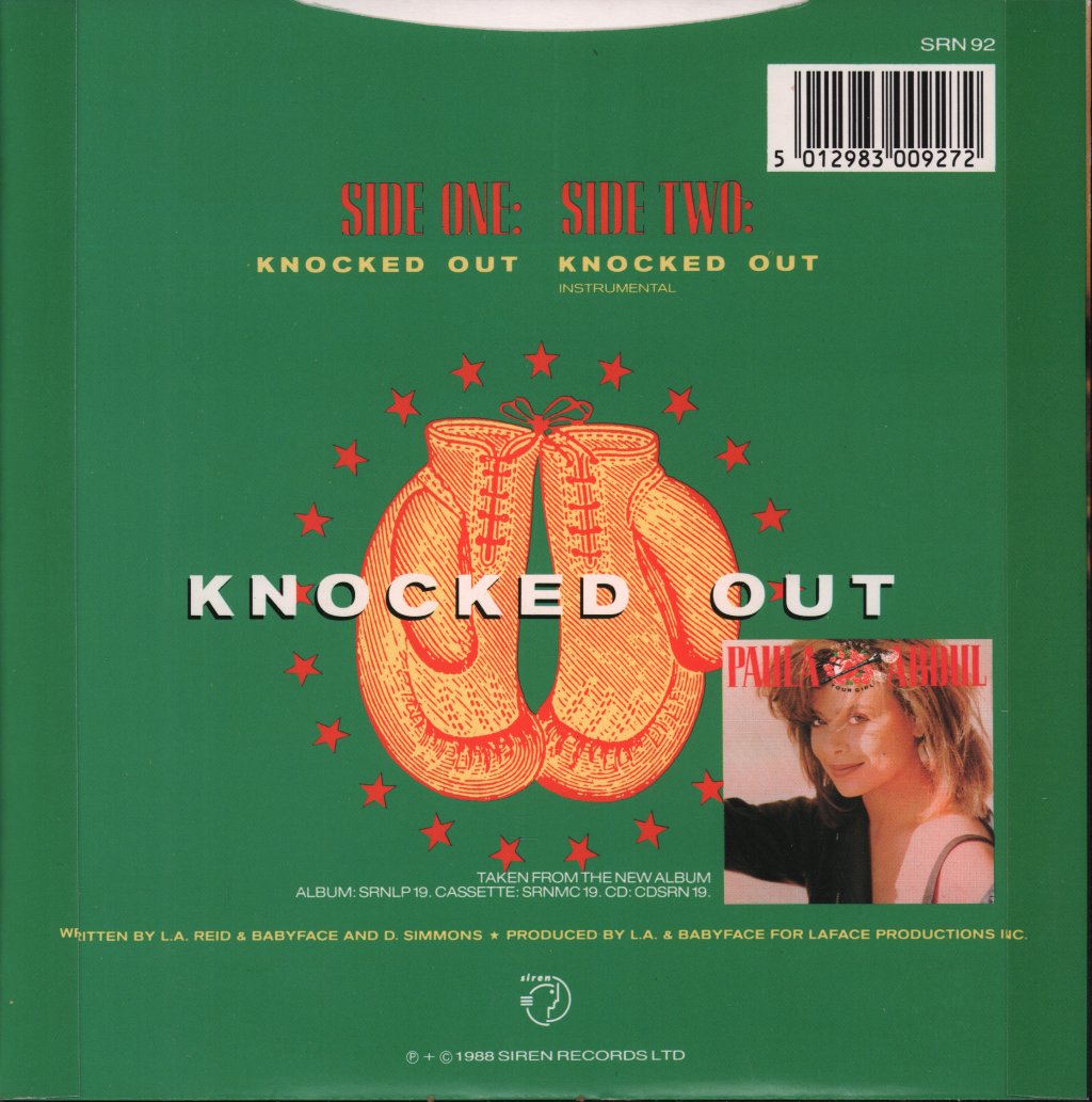 Paula Abdul - Knocked Out - 7 Inch
