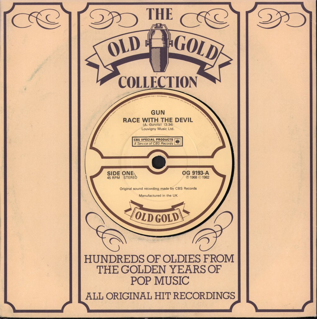 Gun/Ram Jam - Race With The Devil/Black Betty - 7 Inch