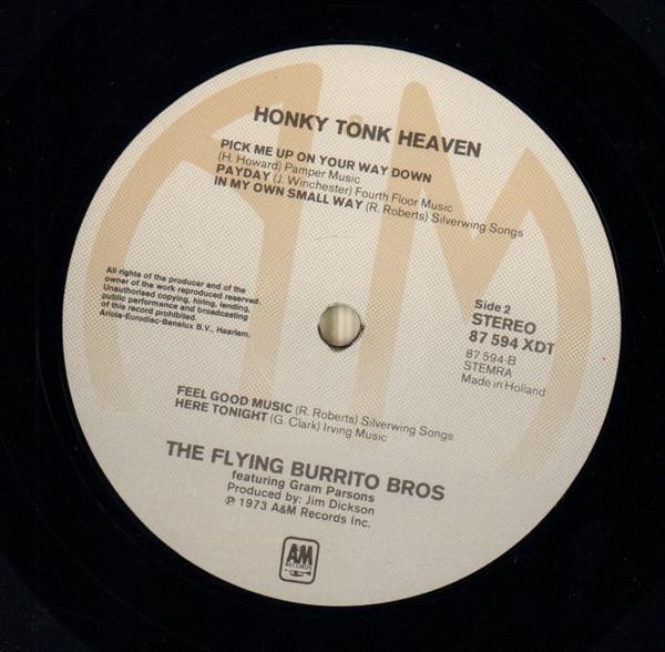Flying Burrito Bros Featuring Gram Parsons - Honky Tonk Heaven - Double Lp